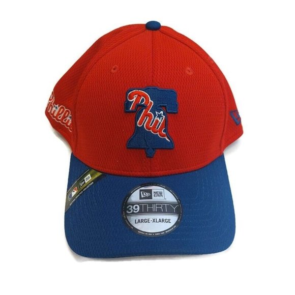 New Era Other - 39Thirty New Era Size L-XL Philadelphia Phillies Fitted Hat Cap 3930 Red Blue